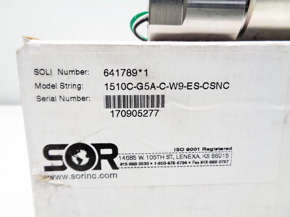 SOR Float Level Switch 1510C-G5A-C-W9-ES-CSNC